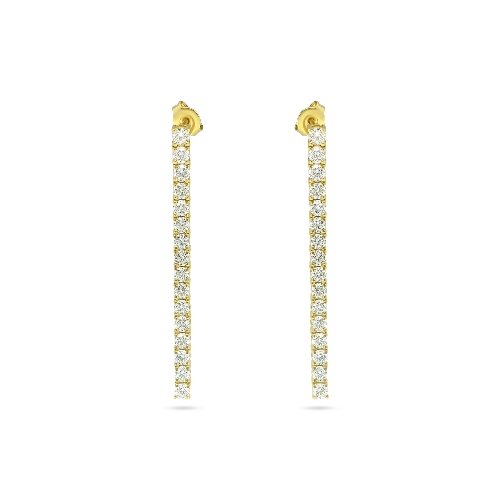 3.50cwt Diamond Tennis Earrings for Her