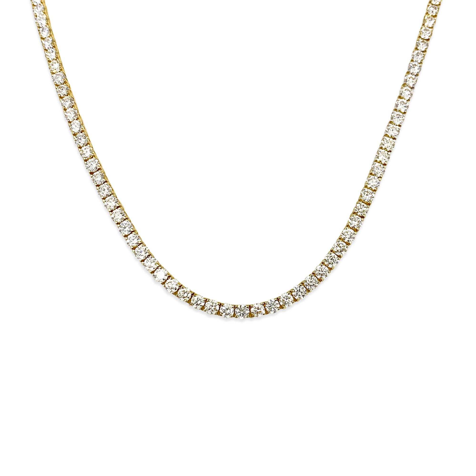 23CT VVS Diamond Tennis Necklace