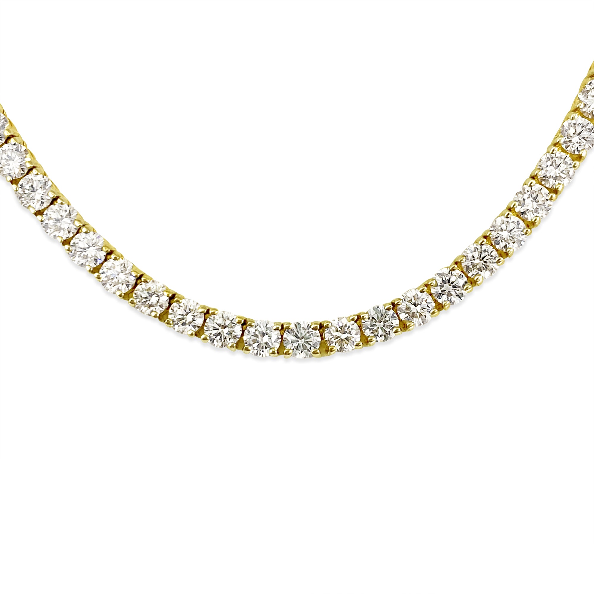 23CT VVS Diamond Tennis Necklace