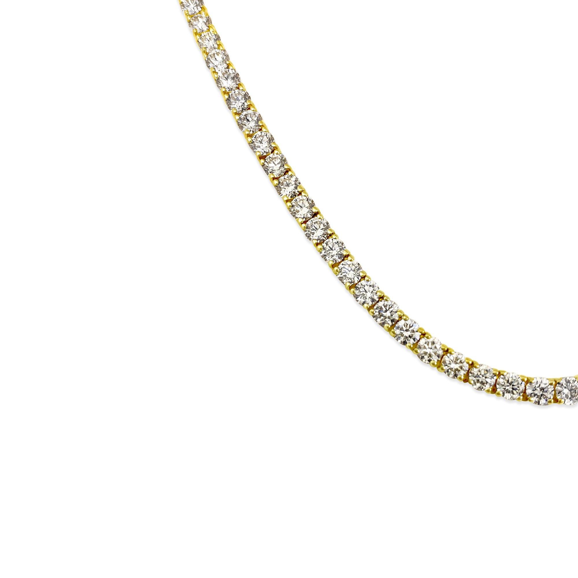 23CT VVS Diamond Tennis Necklace
