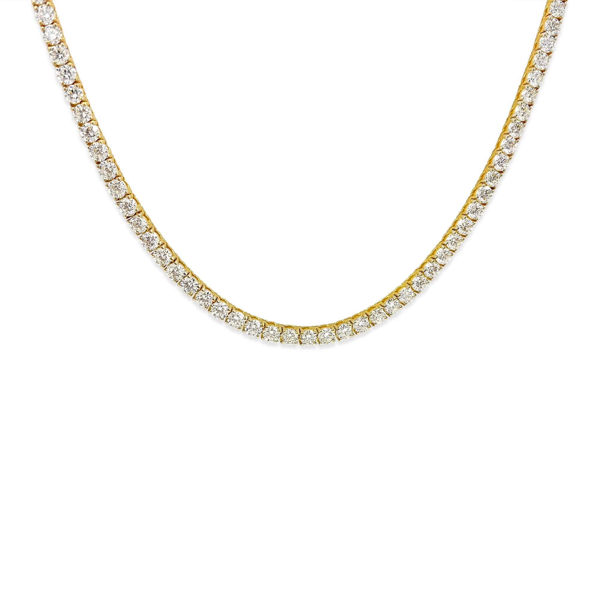 23CT VVS Diamond Tennis Necklace