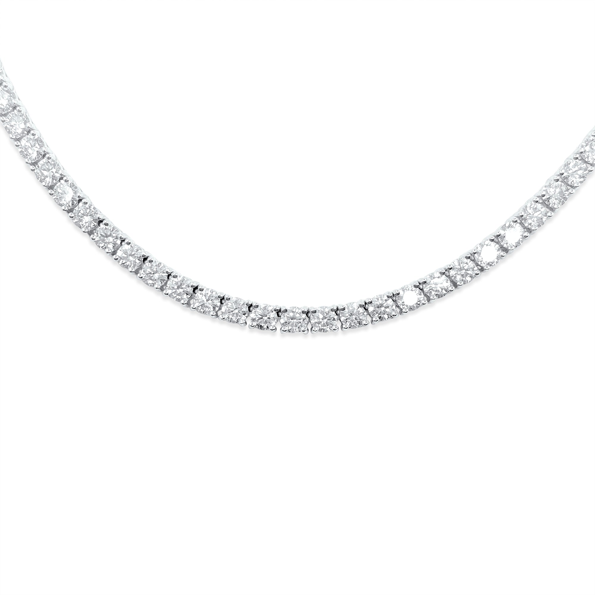 16ct VVS Diamond Tennis Necklace Unisex