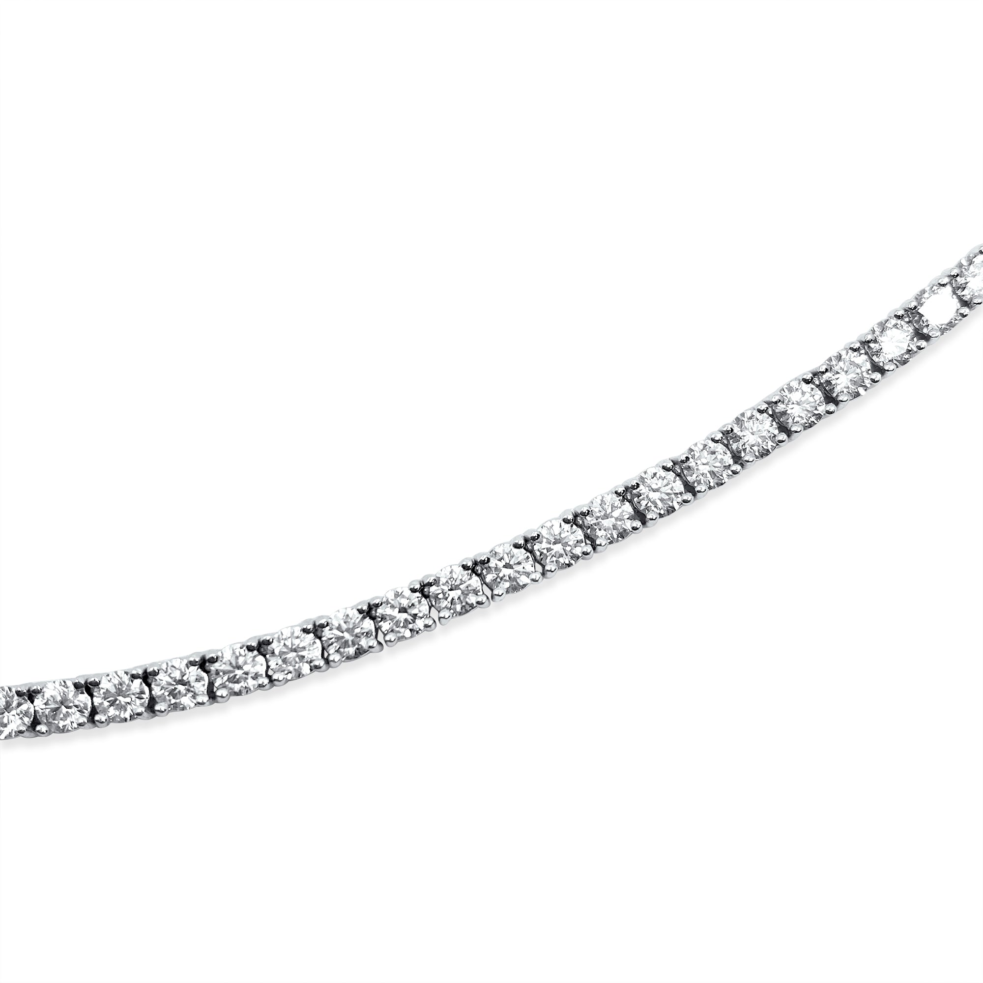 16ct VVS Diamond Tennis Necklace Unisex