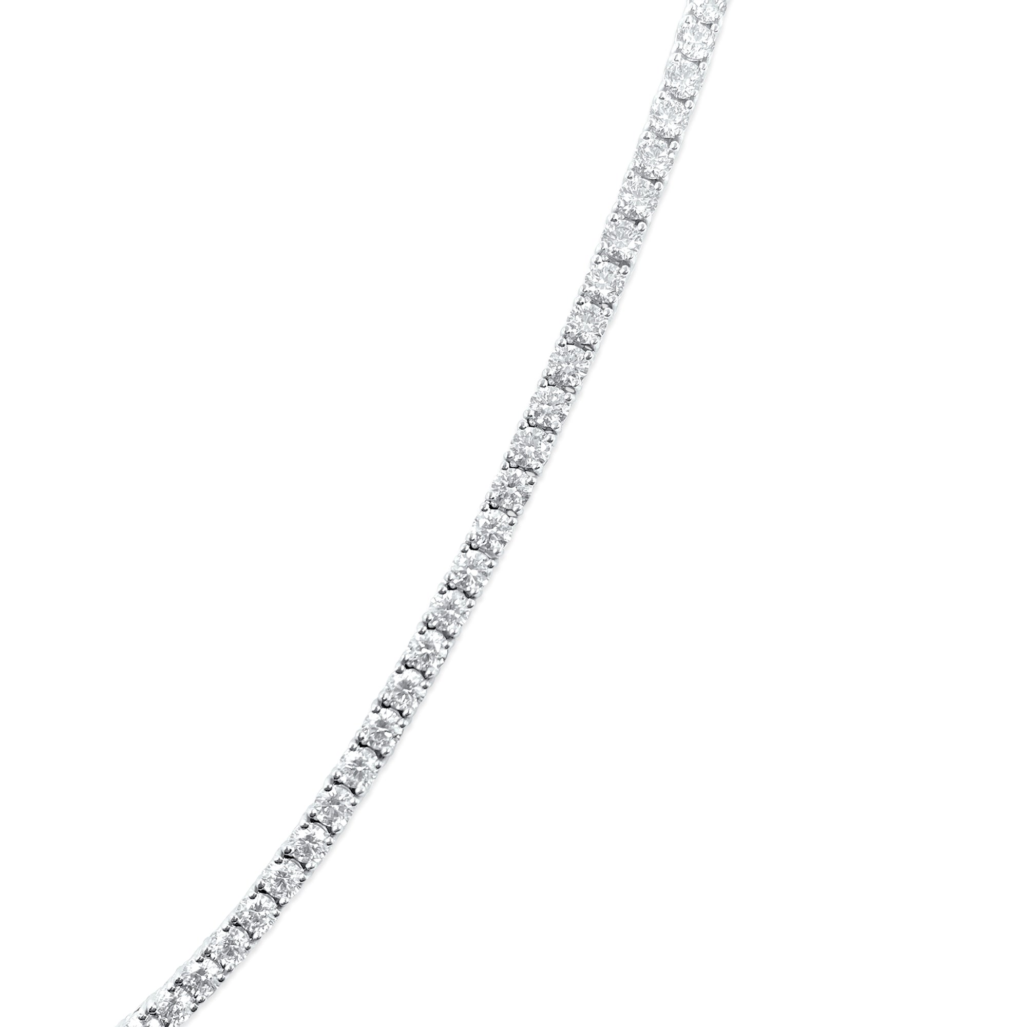 16ct VVS Diamond Tennis Necklace Unisex
