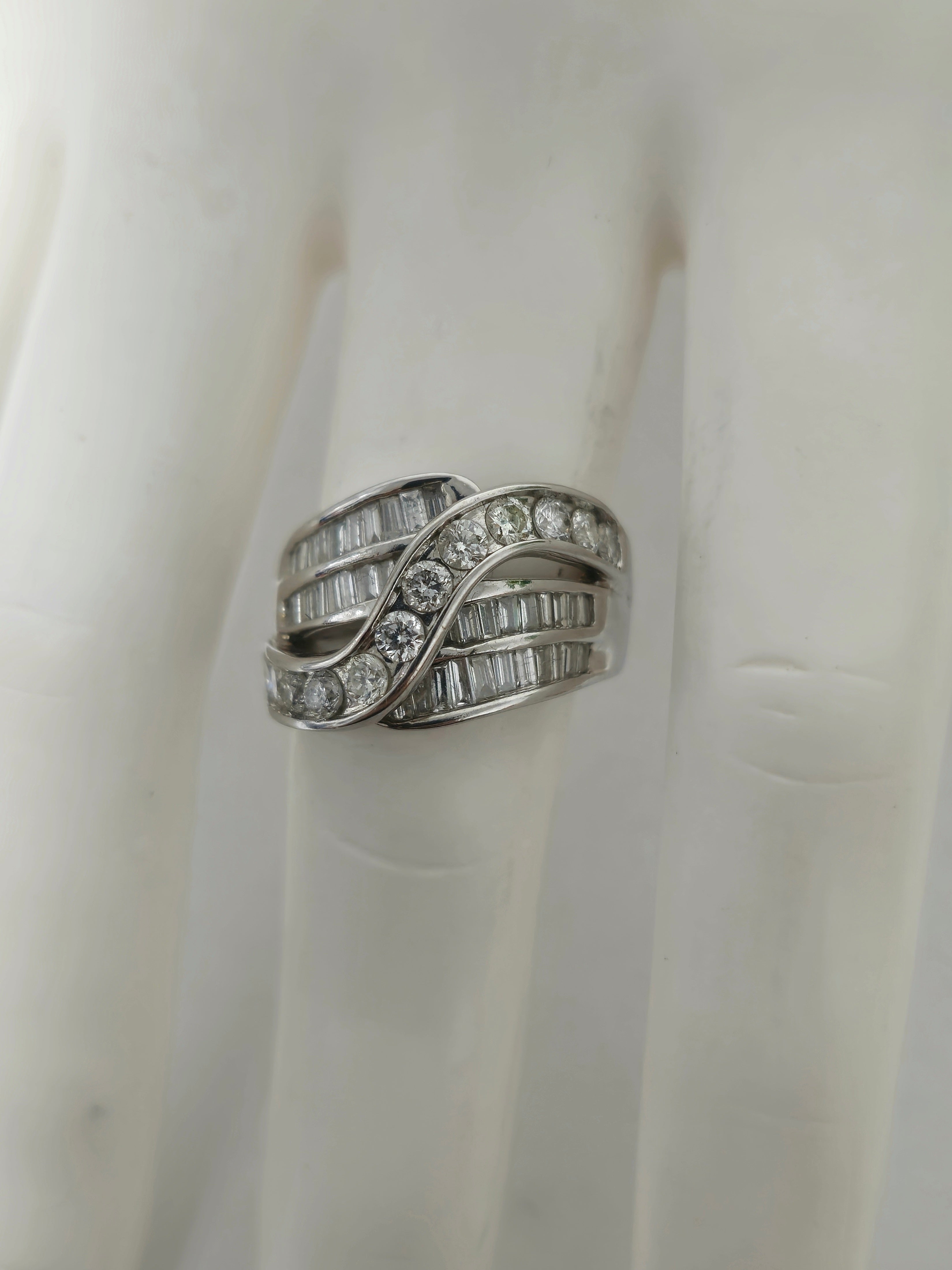 3.00 CT Brilliant Cut Diamond & 14K White Gold Ring