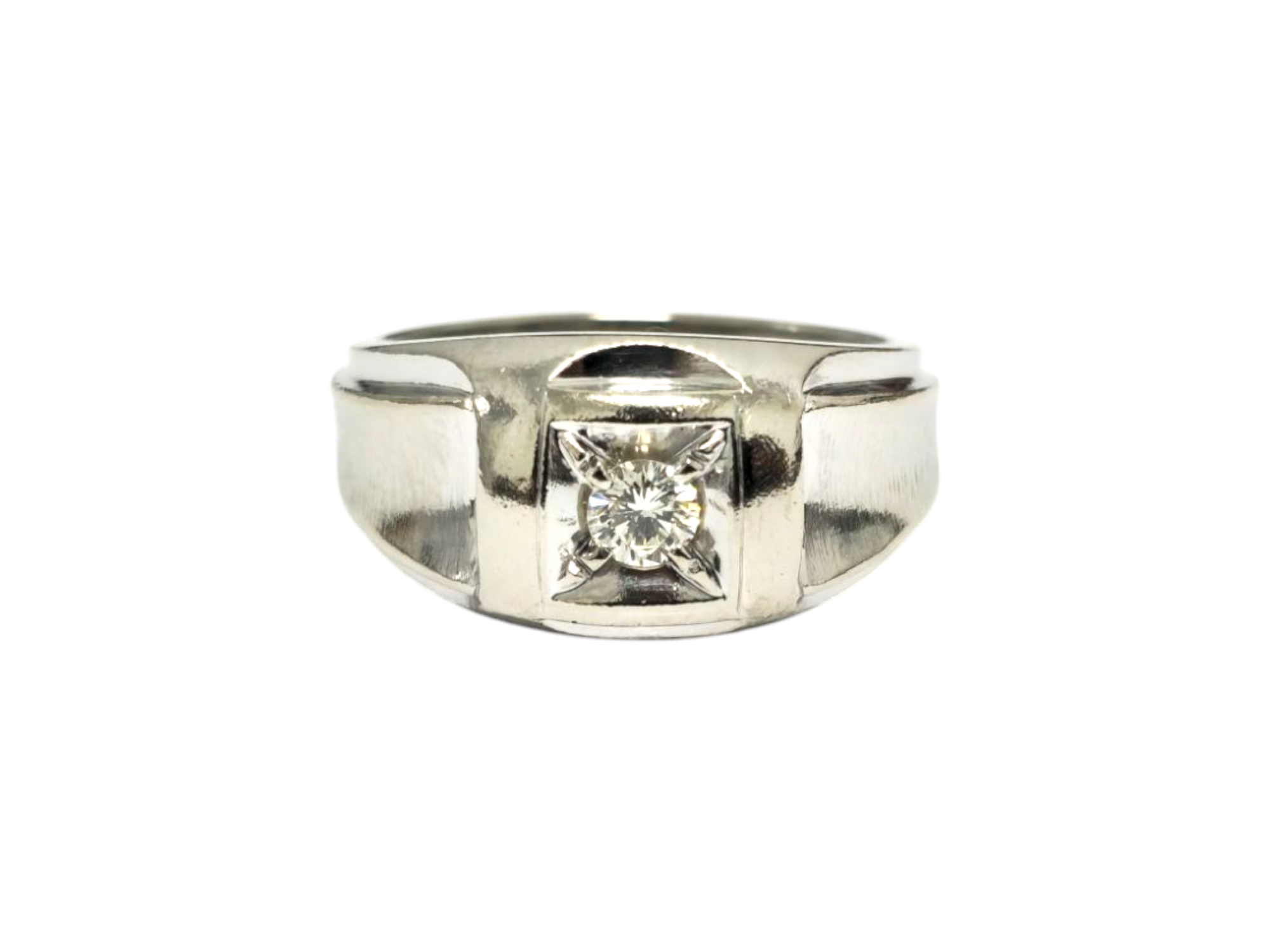Vintage 0.35ct Diamond Ring For Her in 14k Gold