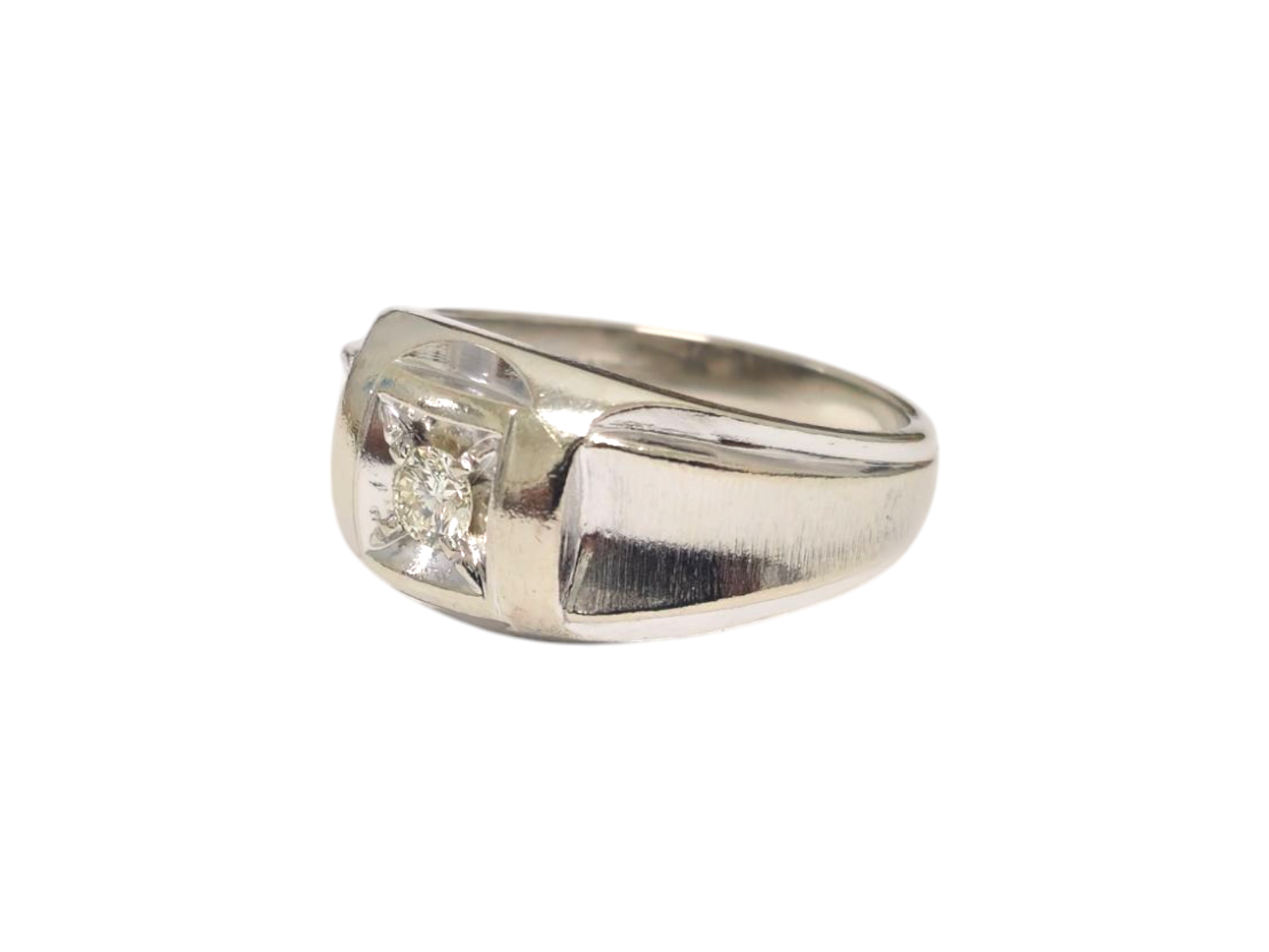 Vintage 0.35ct Diamond Ring For Her in 14k Gold