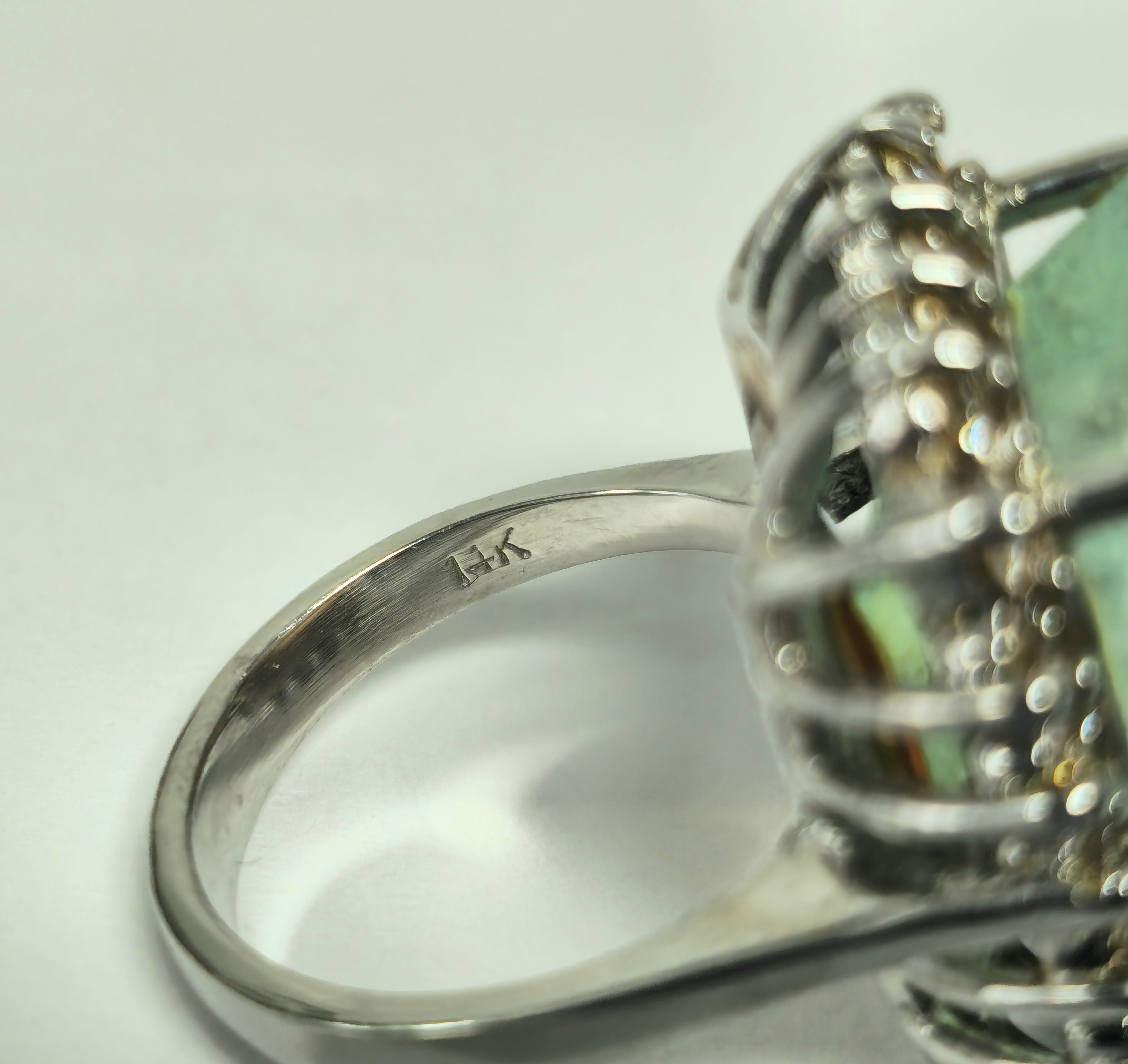 GIA Certified 100% Natural Colombian Emerald Diamond Ring