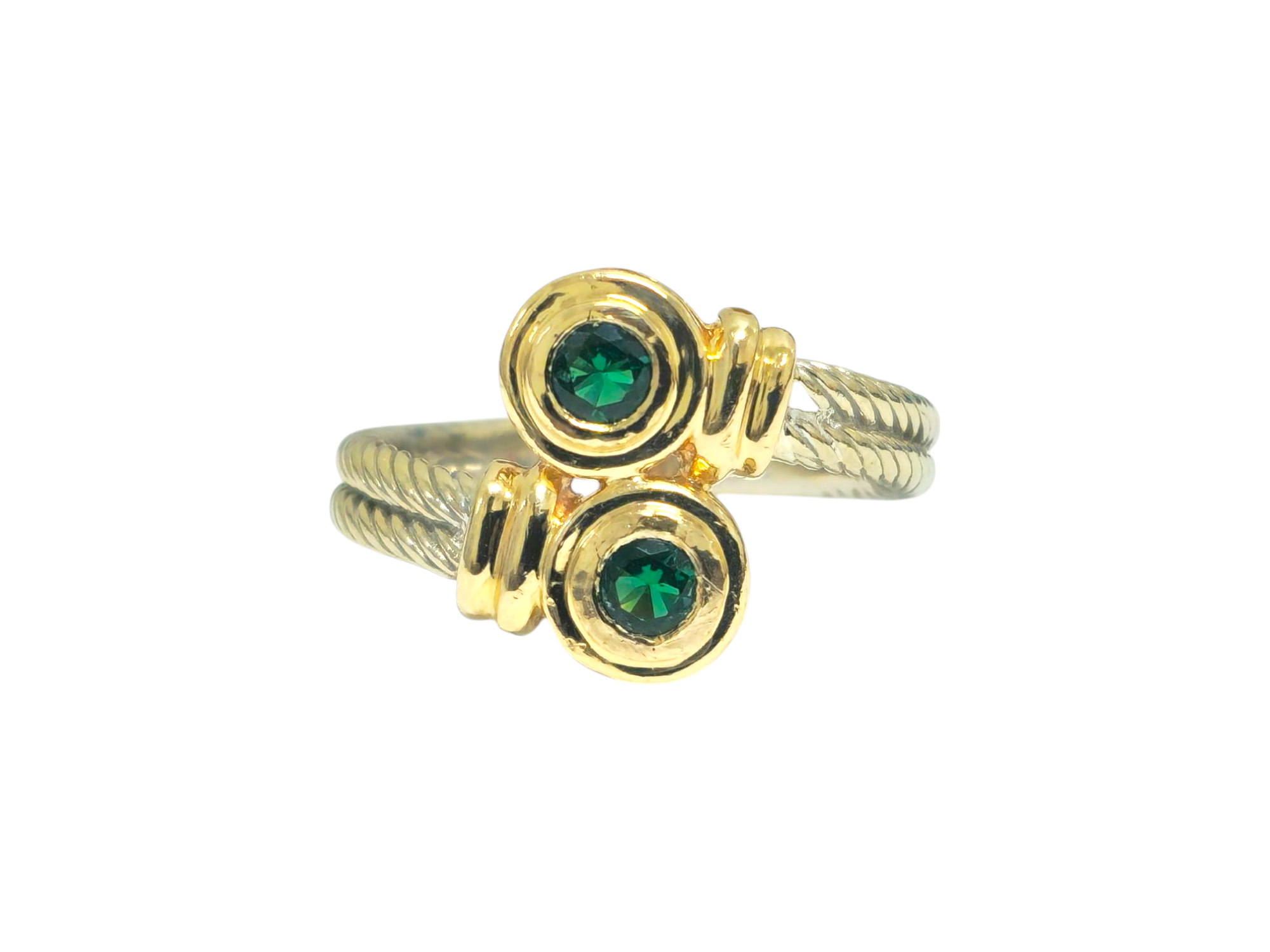2cwt Emerald Ring in 14k Gold