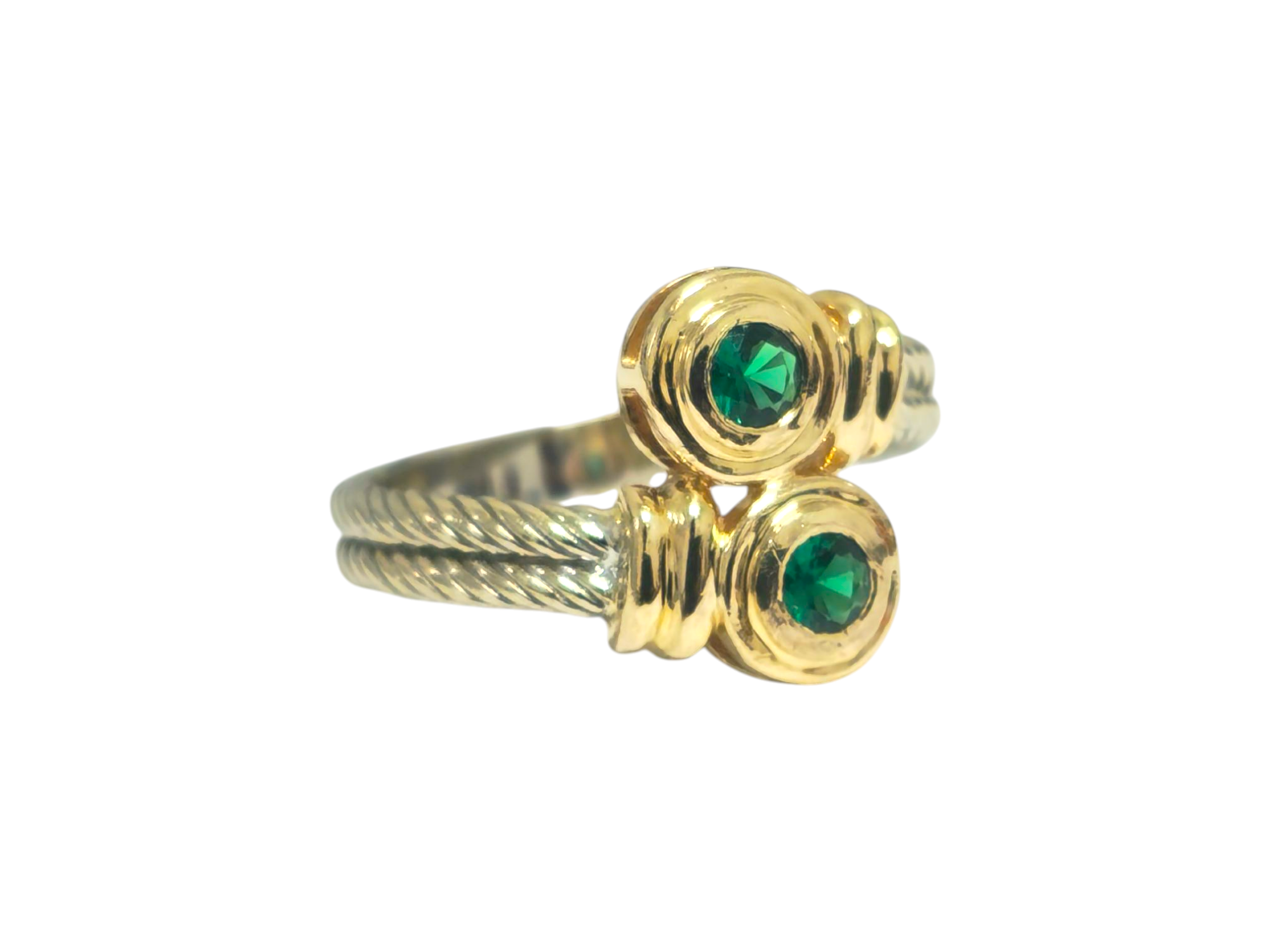 2cwt Emerald Ring in 14k Gold