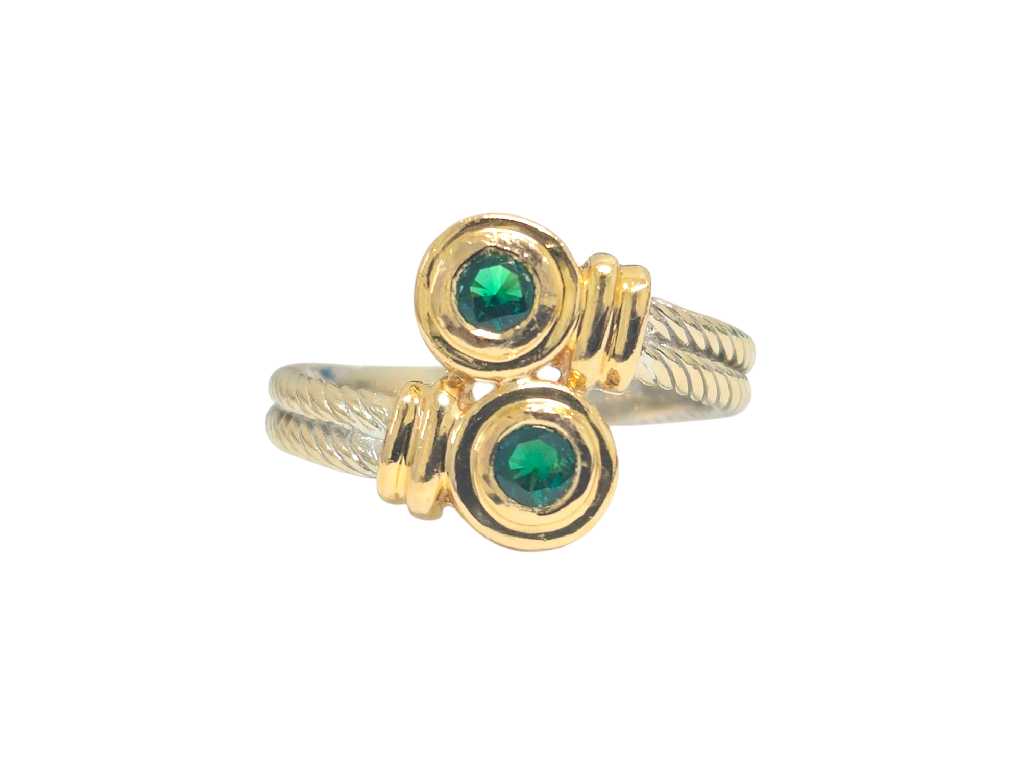 2cwt Emerald Ring in 14k Gold