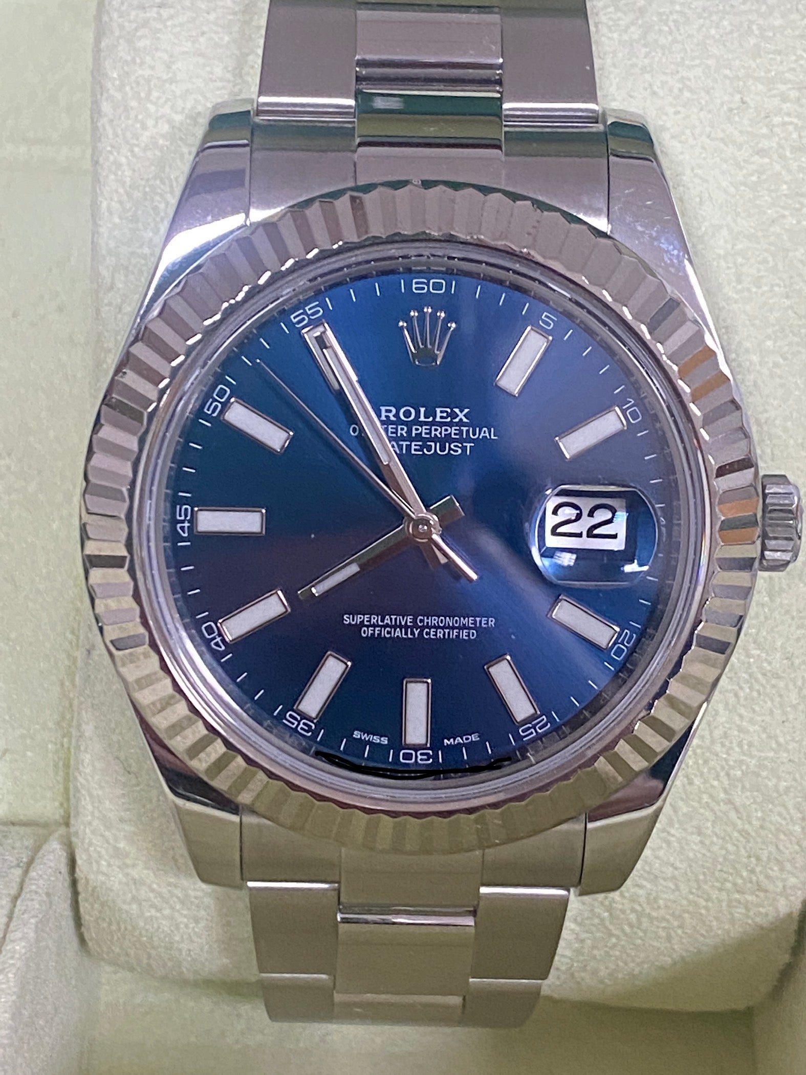 Rolex Datejust 41mm Full factory with Box and Papers