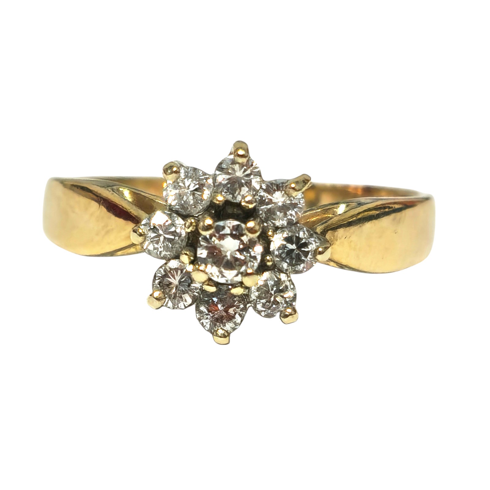 VS Clarity 0.73 CT Natural Cluster Ring For Her
