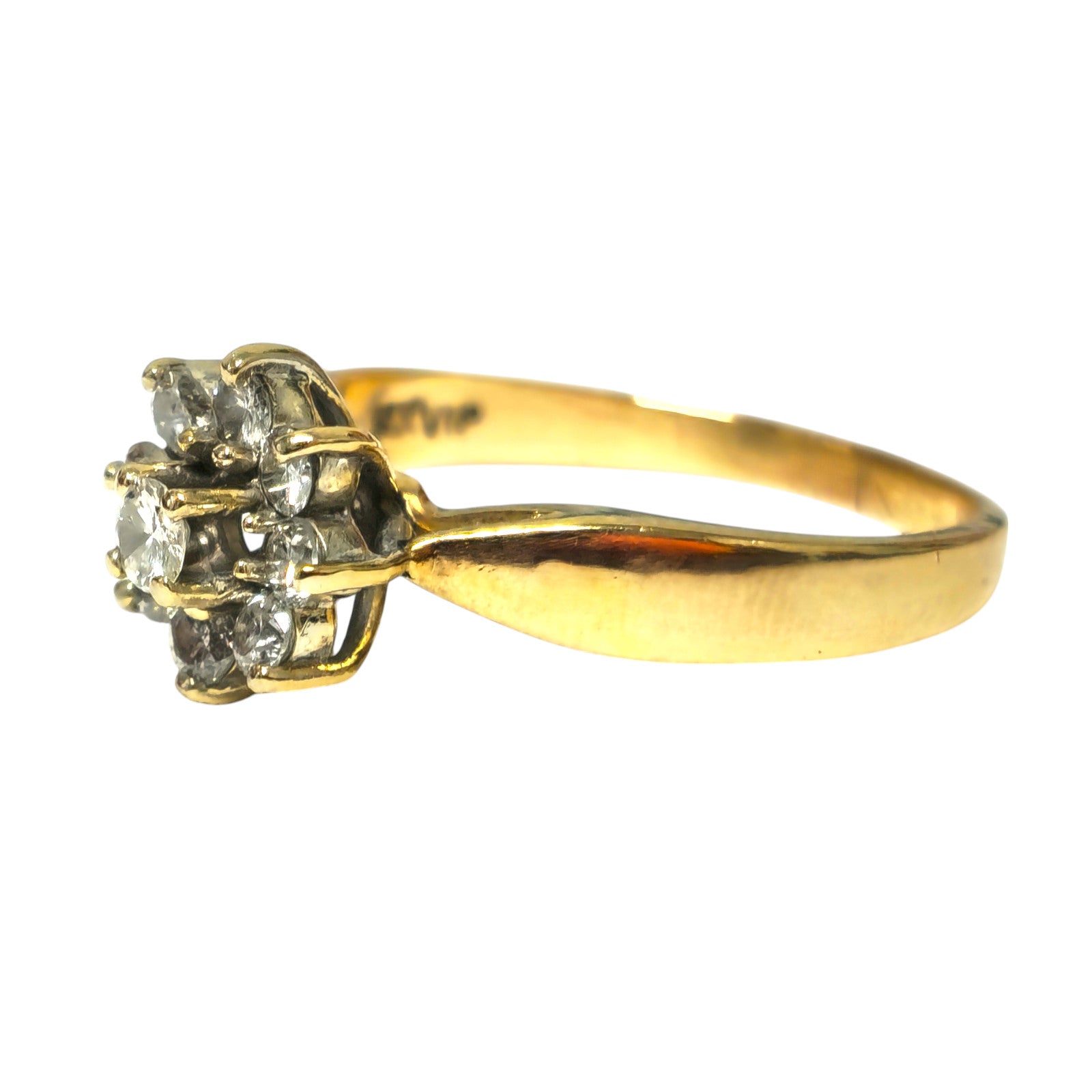 VS Clarity 0.73 CT Natural Cluster Ring For Her