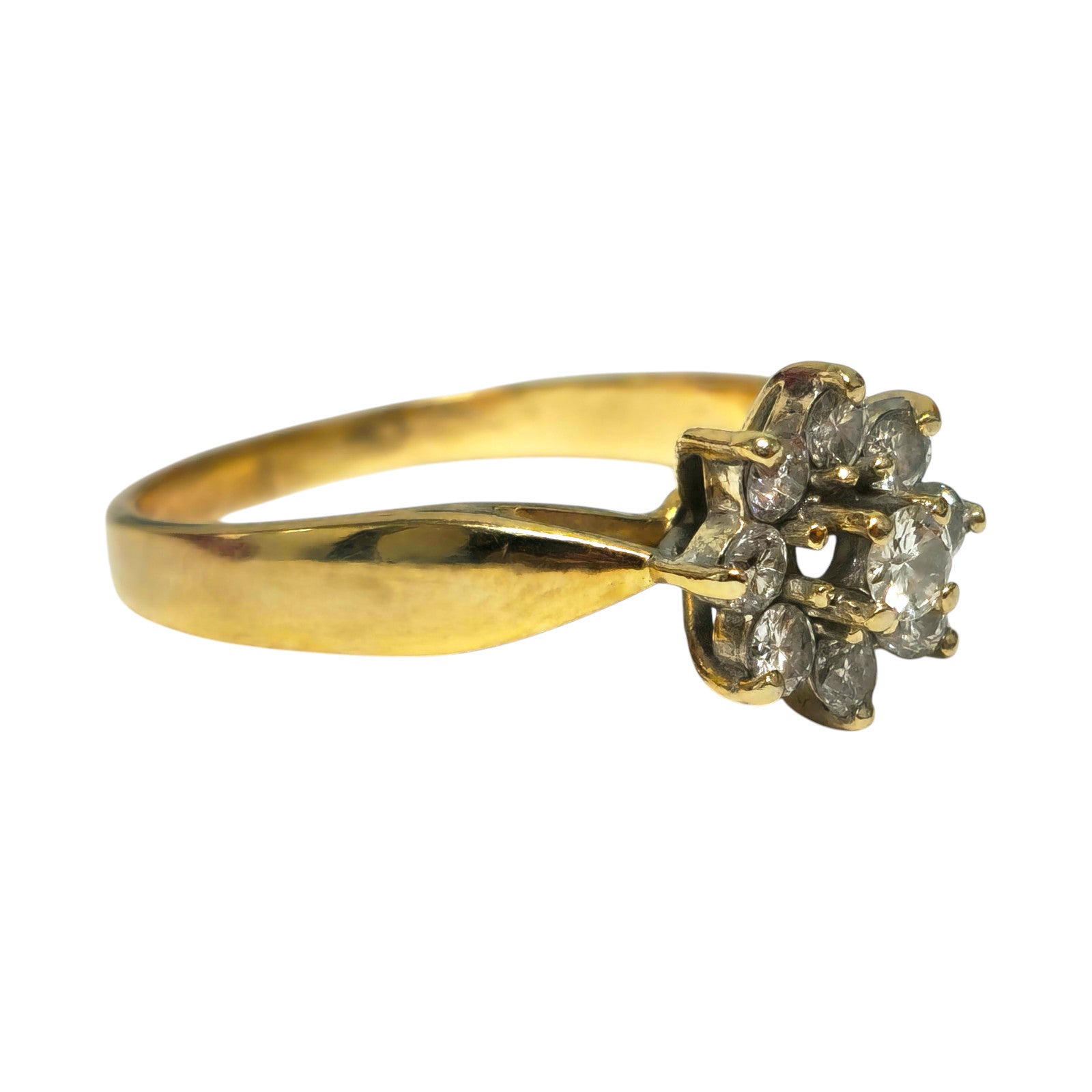 VS Clarity 0.73 CT Natural Cluster Ring For Her