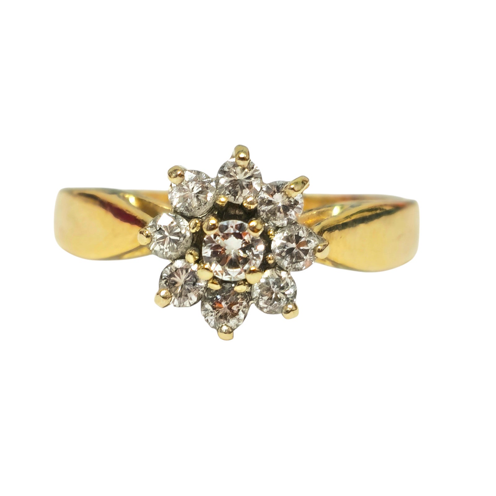 VS Clarity 0.73 CT Natural Cluster Ring For Her