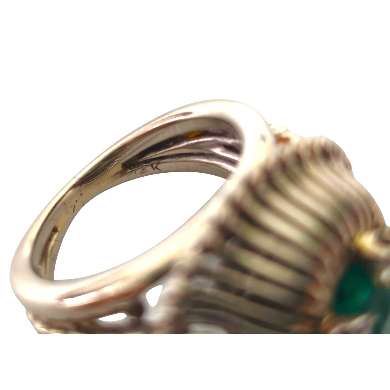 100% natural 4.50 Carat Colombian Emerald & Diamond Ring