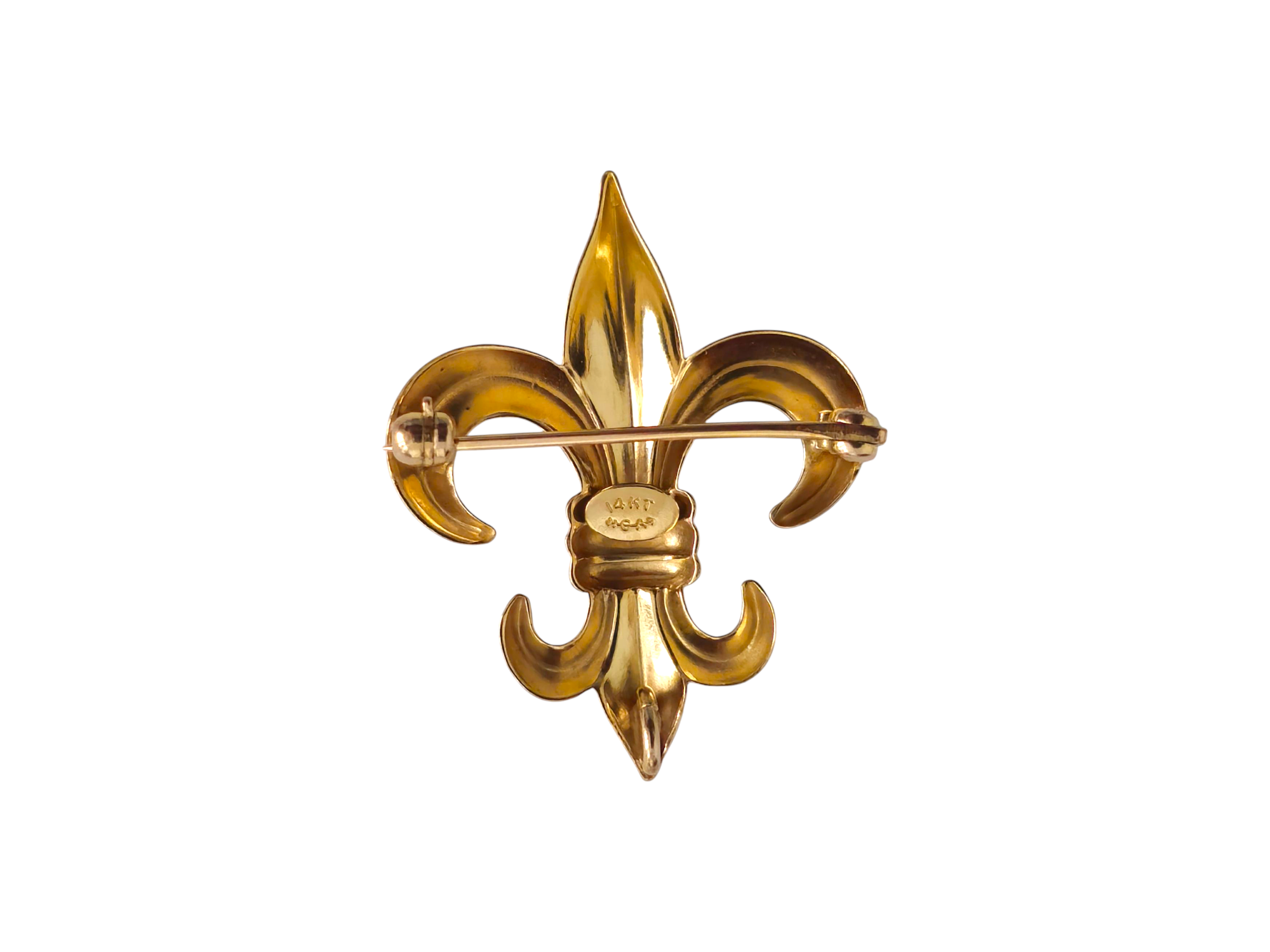 Fleur de lis Gold pin