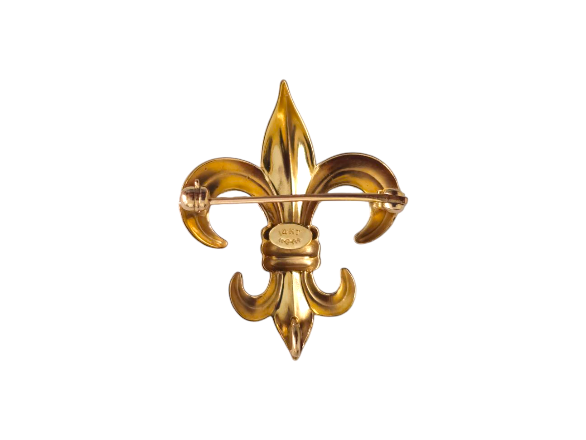 Fleur de lis Gold pin