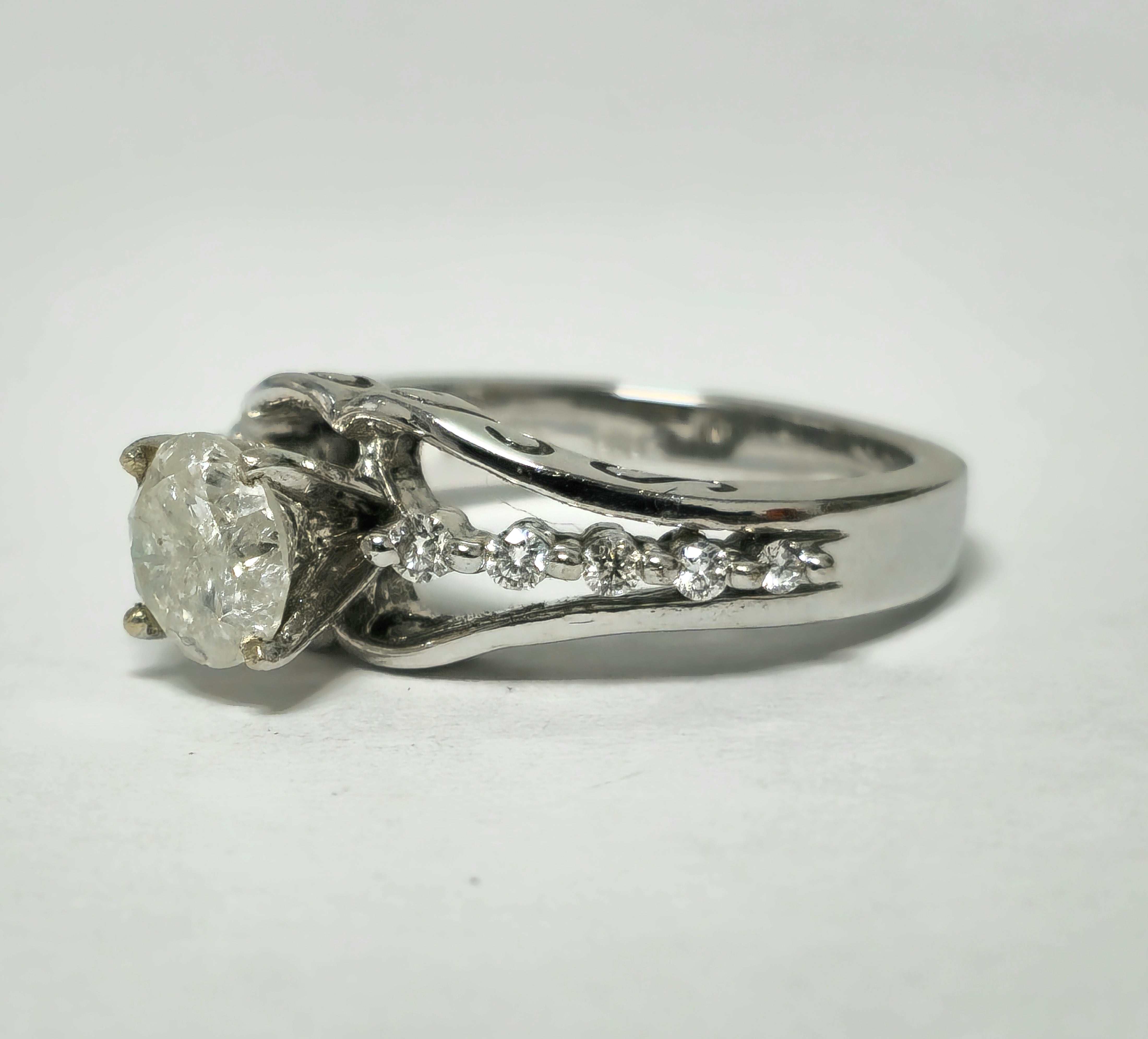 Classic Ladies 1.50 CT Diamond & 14K Gold Ring