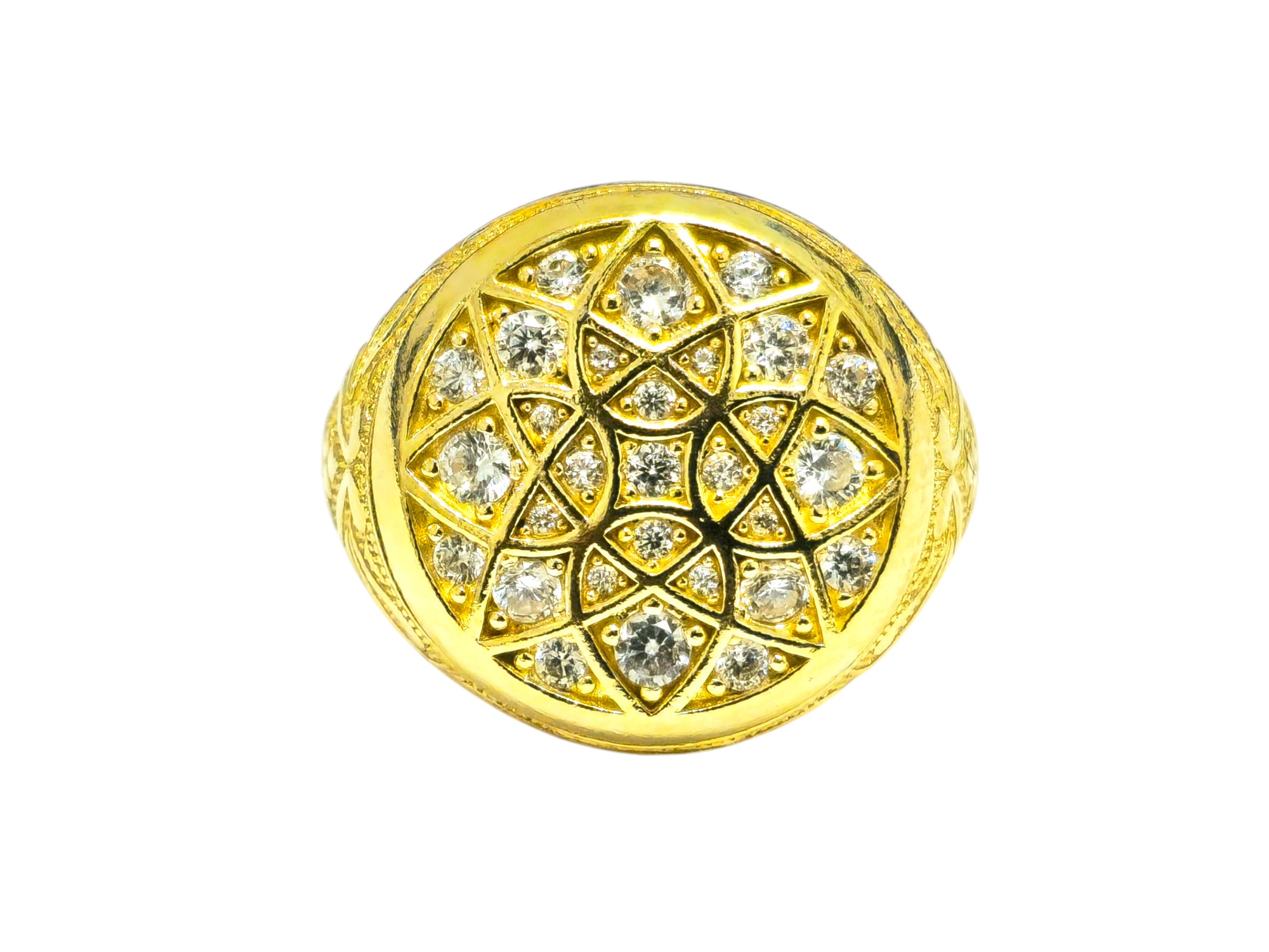 Turkish Design Diamond & Gold Ring