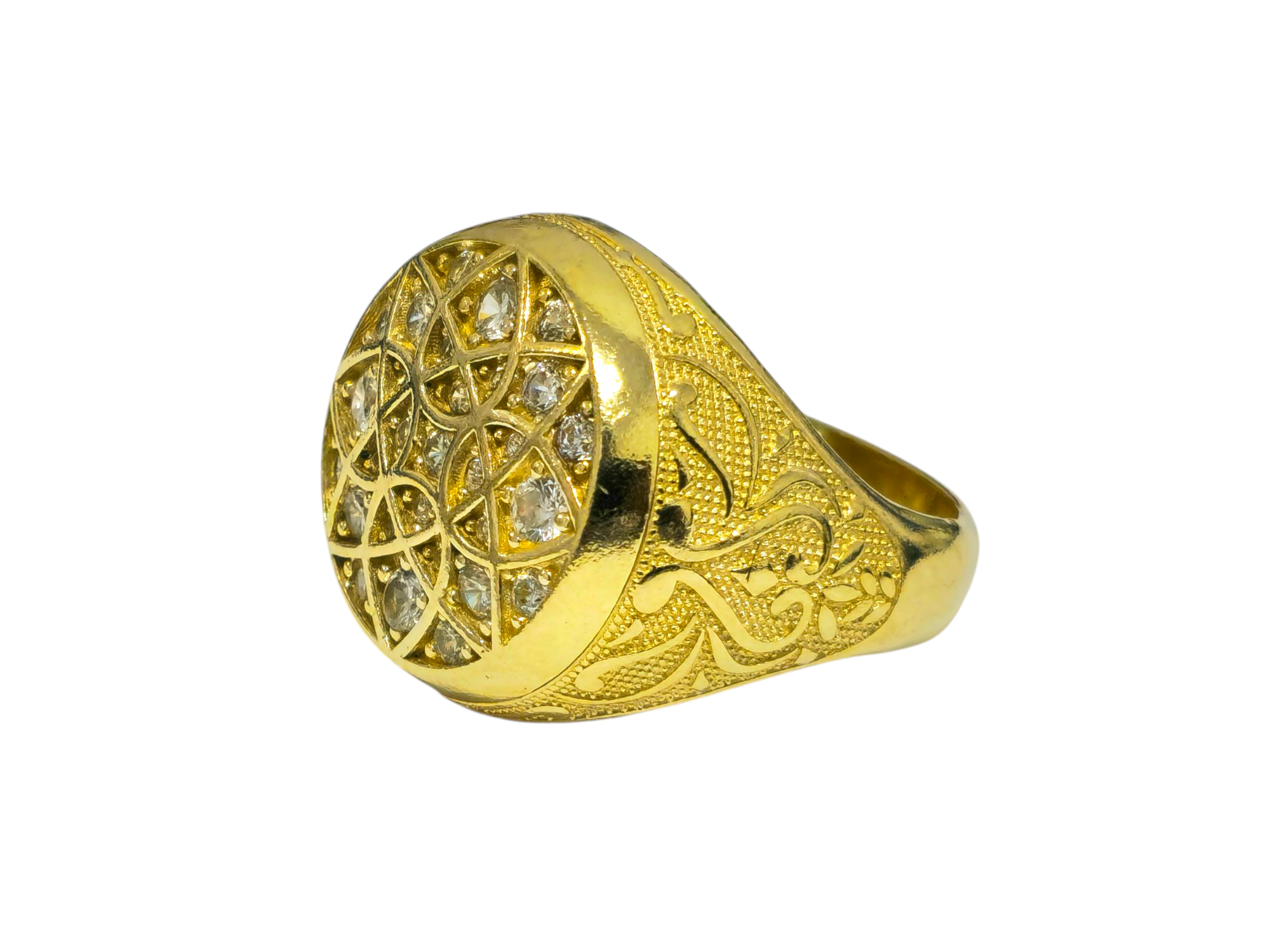 Turkish Design Diamond & Gold Ring