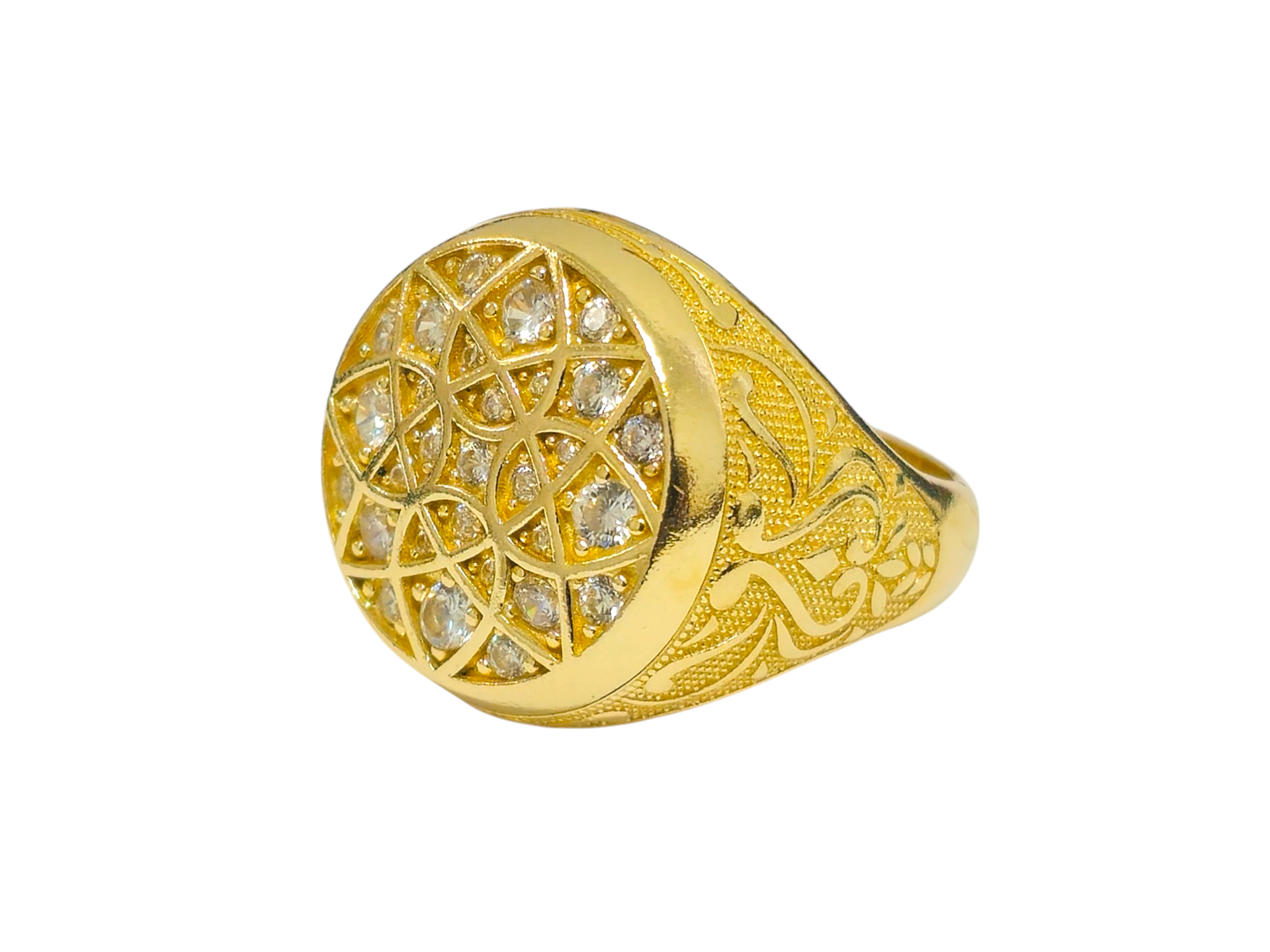 Turkish Design Diamond & Gold Ring