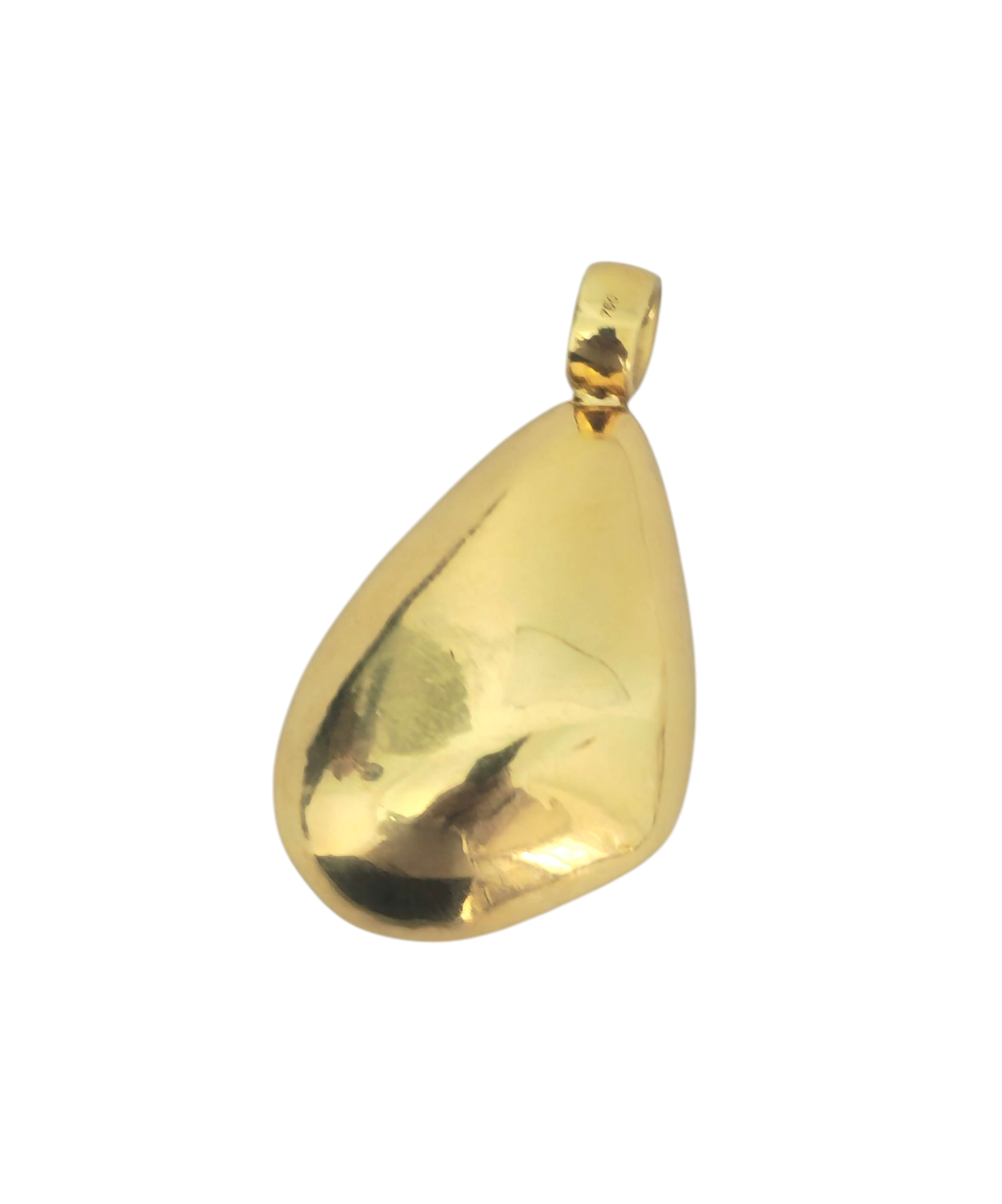 Handmade 17ct Opal & Diamond Pendant in 18k Gold