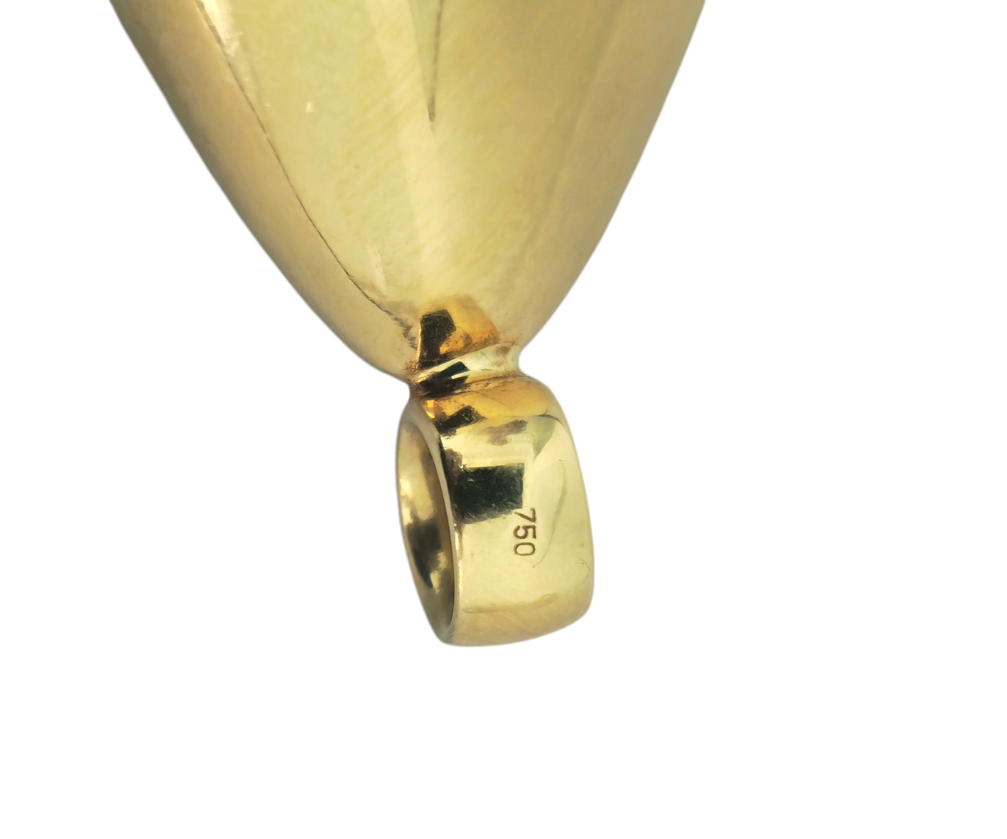 Handmade 17ct Opal & Diamond Pendant in 18k Gold