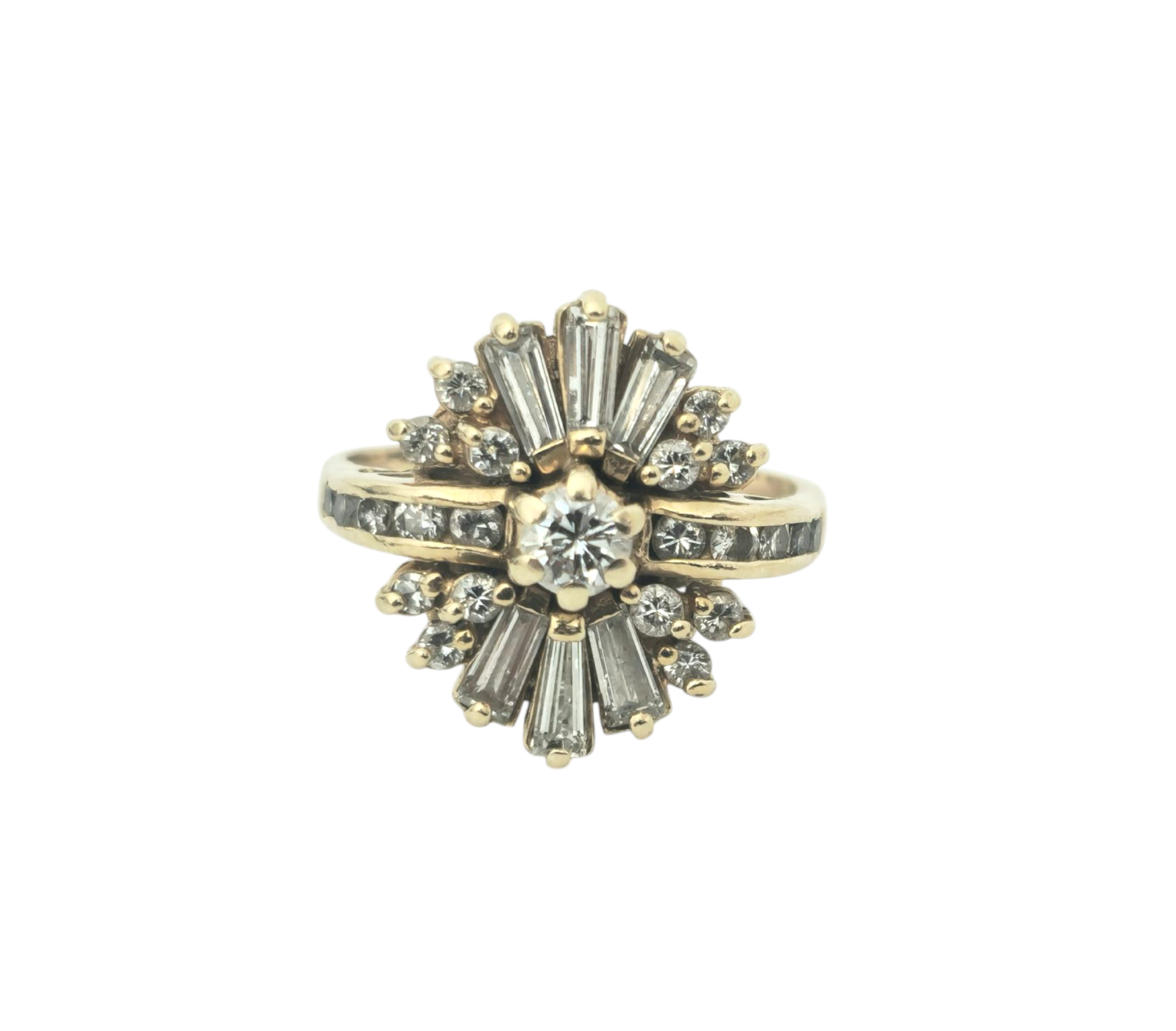 Vintage 2CWT diamond ring in 14k Gold