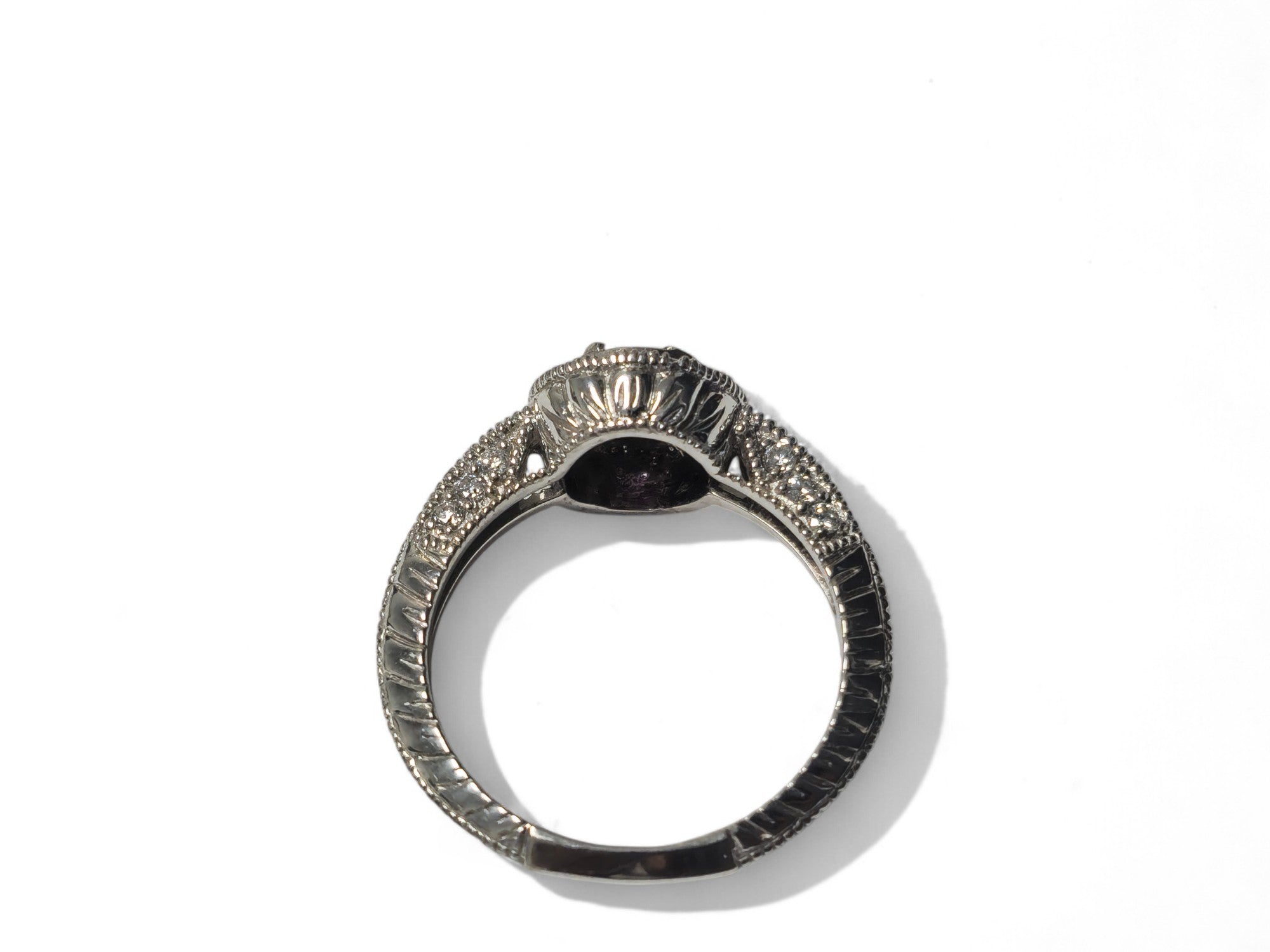 1ct Pink Sapphire 14k Gold Vintage Ring