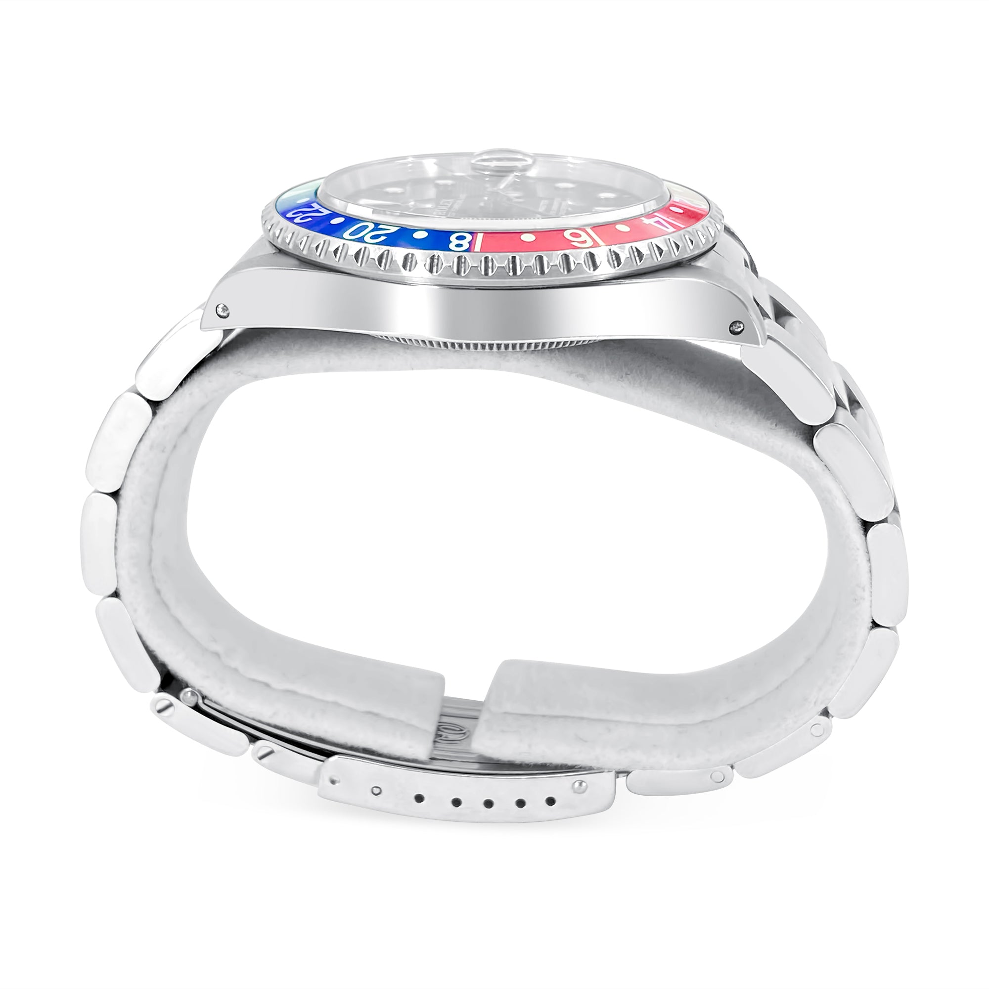 Rolex 16700 Pepsi GMT Mens Stainless Steel