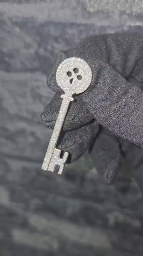 Classic 14k Gold Key Pendant