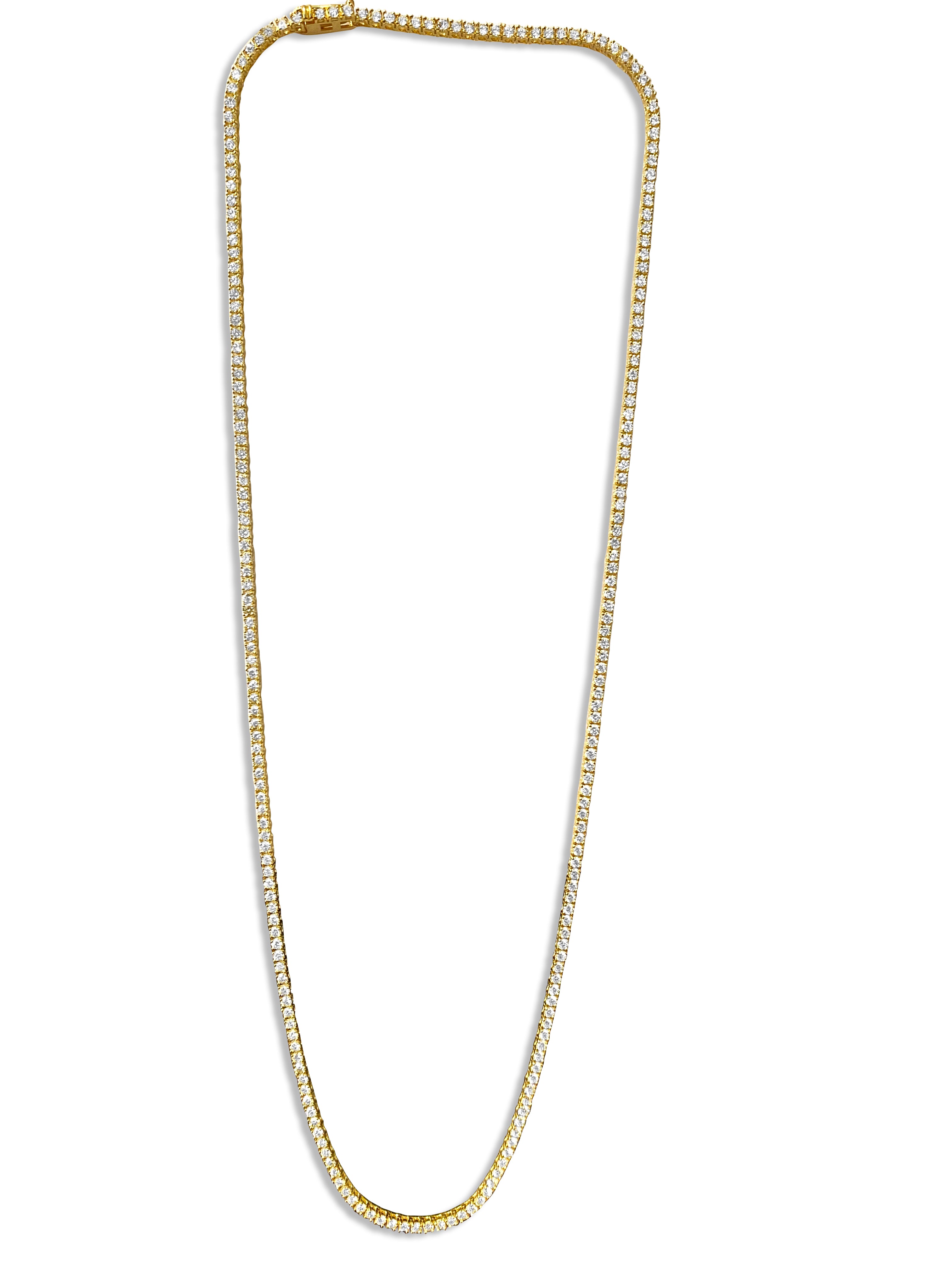 9.00 CT VVS Diamond Tennis Necklace Unisex - Prince The Jeweler 9-00-ct-vvs-diamond-tennis-necklace-unisex, Necklaces & Pendants