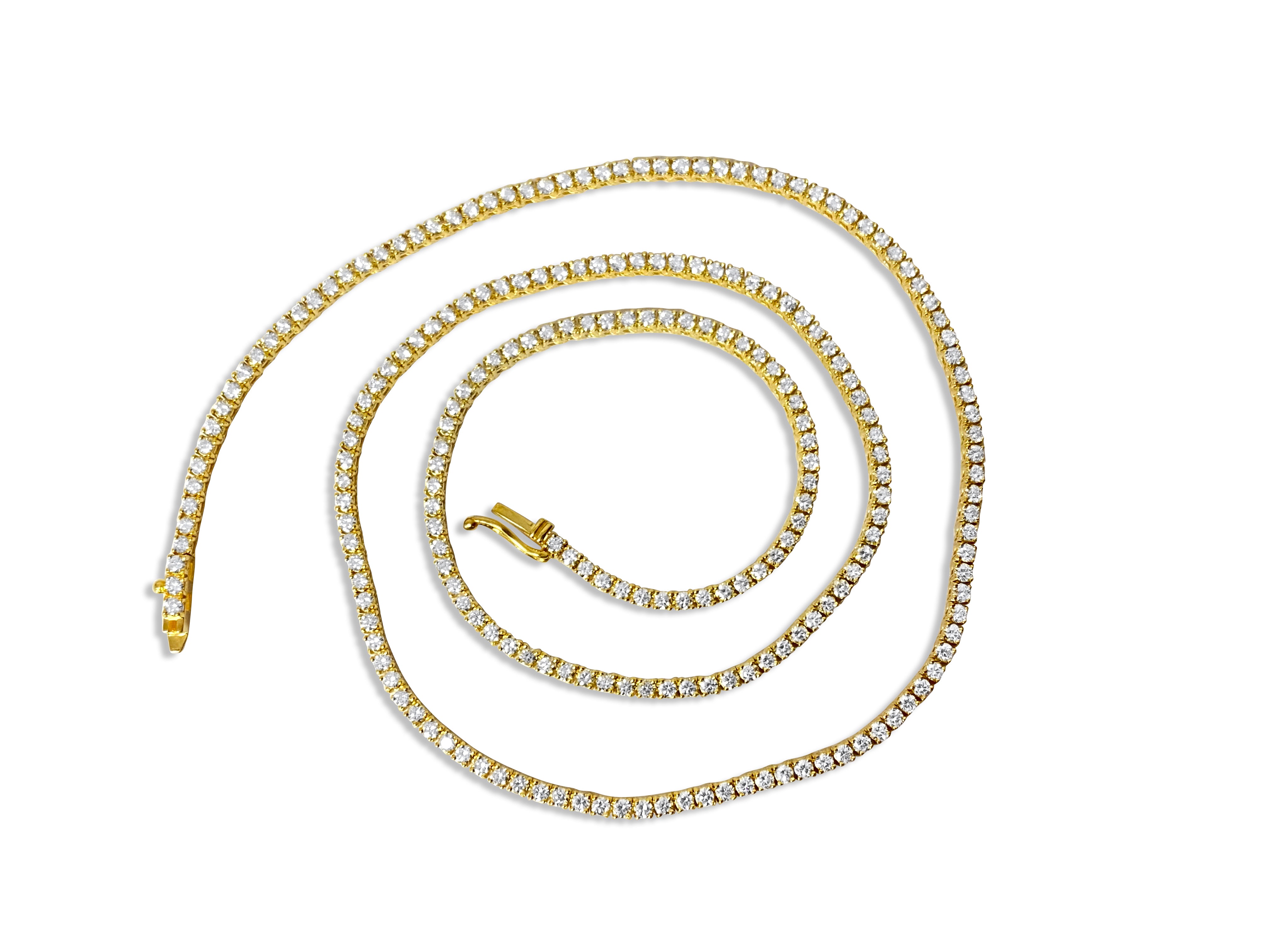 9.00 CT VVS Diamond Tennis Necklace Unisex - Prince The Jeweler 9-00-ct-vvs-diamond-tennis-necklace-unisex, Necklaces & Pendants