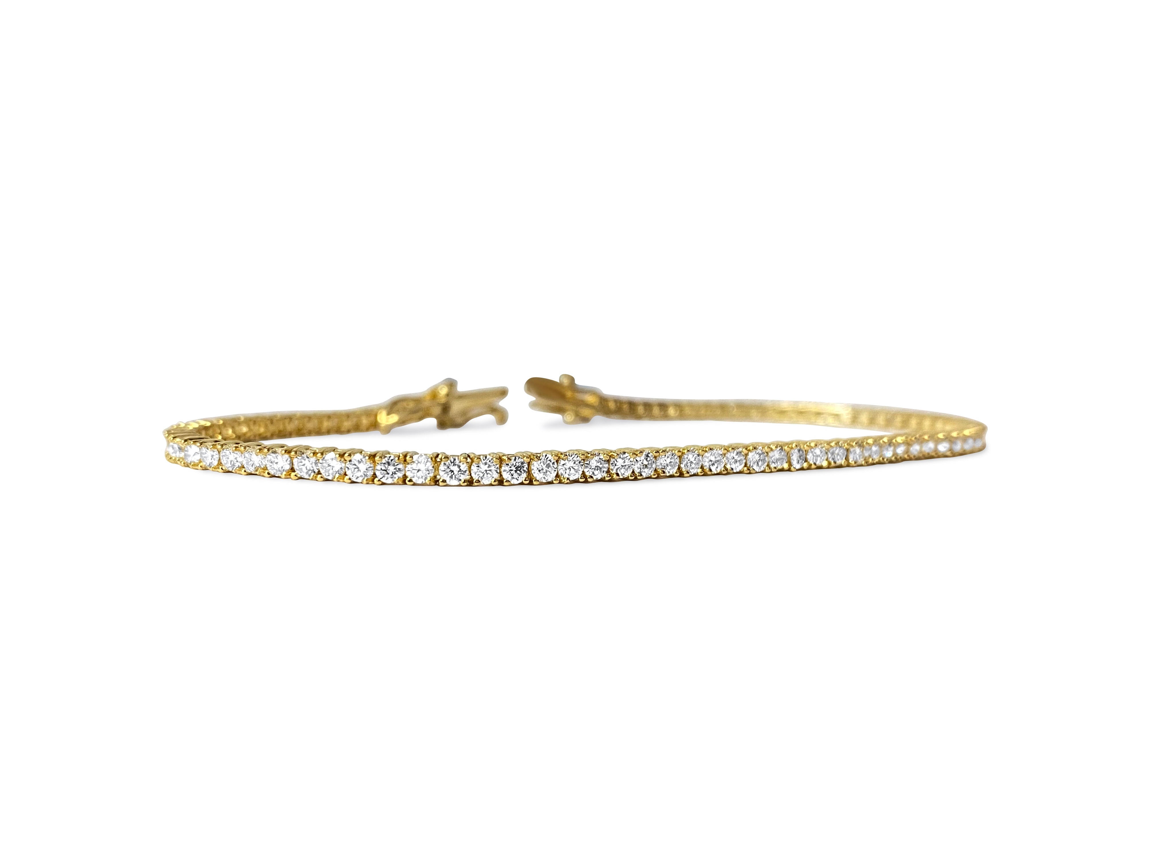Unisex 3.08ct VVS Diamond Tennis Bracelet - Prince The Jeweler unisex-3-08ct-vvs-diamond-tennis-bracelet, Bracelets