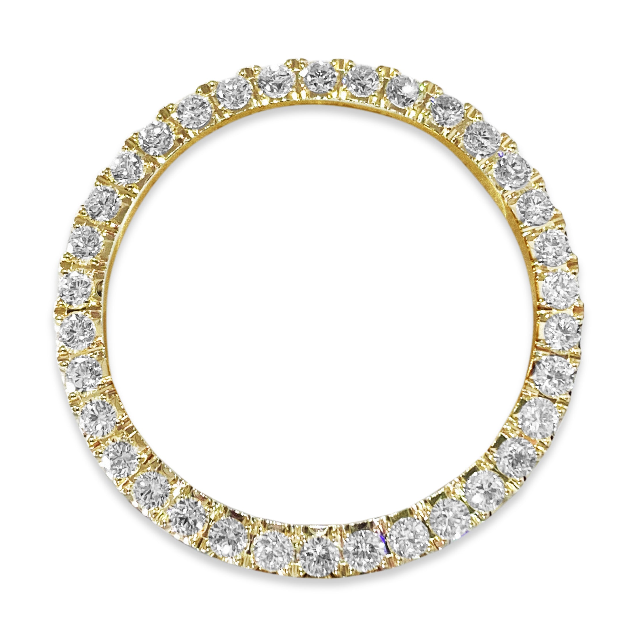 Rolex Bezel 4.50 Carat VVS Diamonds 14K Gold - Prince The Jeweler rolex-bezel-4-50-carat-vvs-diamonds-14k-gold, Watches