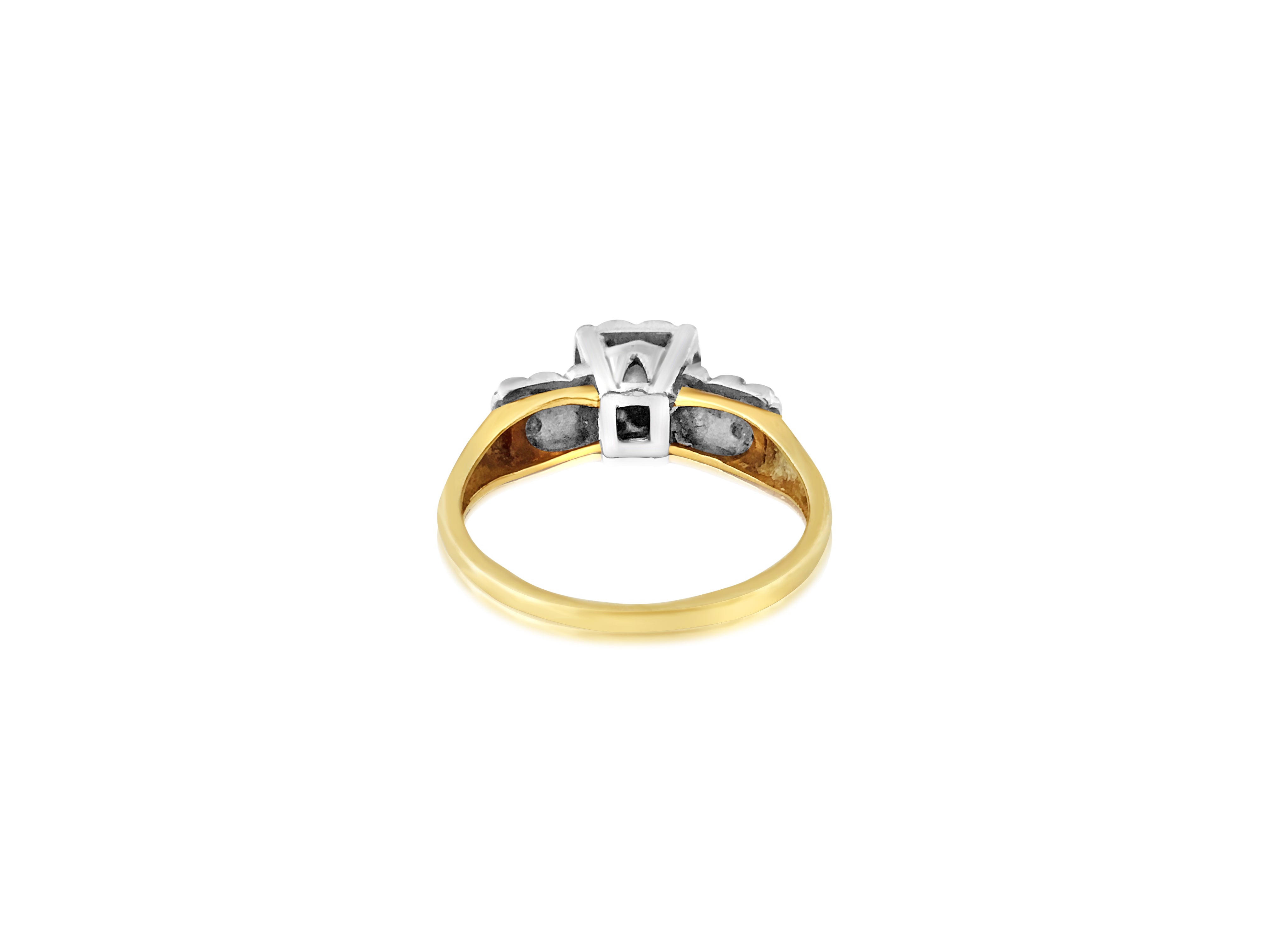 Ladies, 0.37 Carat Diamonds in 14k Gold Ring. Vintage - Prince The Jeweler ladies-0-37-carat-diamonds-in-14k-gold-ring-vintage, Rings