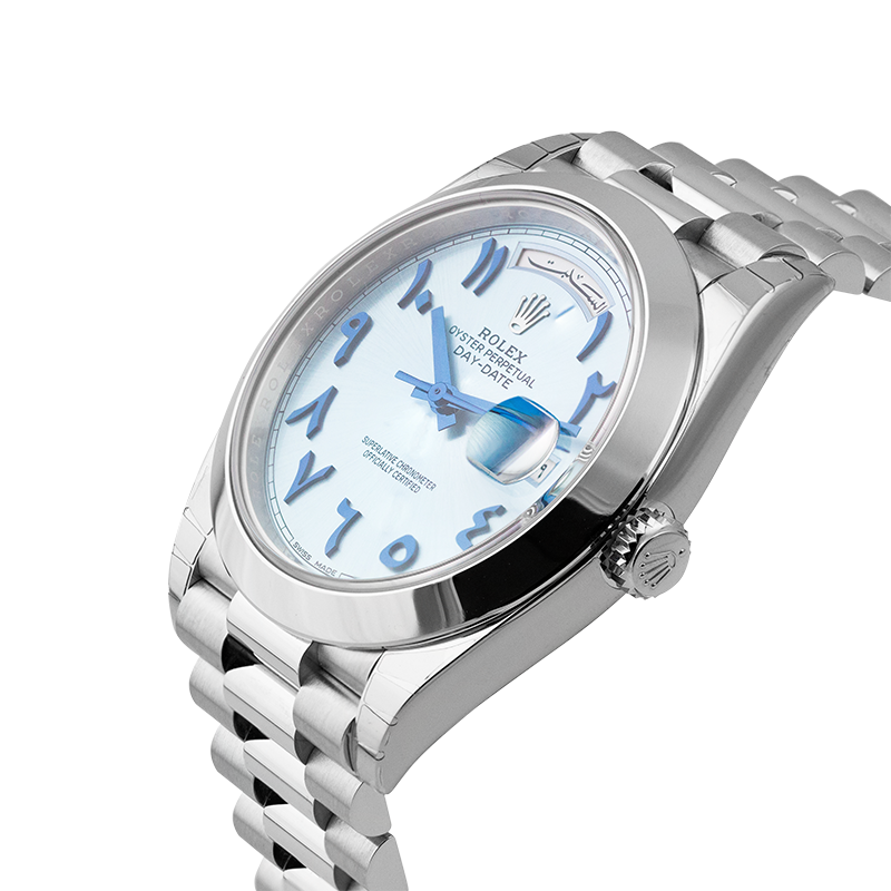 Rolex Day-Date Platinum Arabic Dial 228206 Men's Luxury Watch
