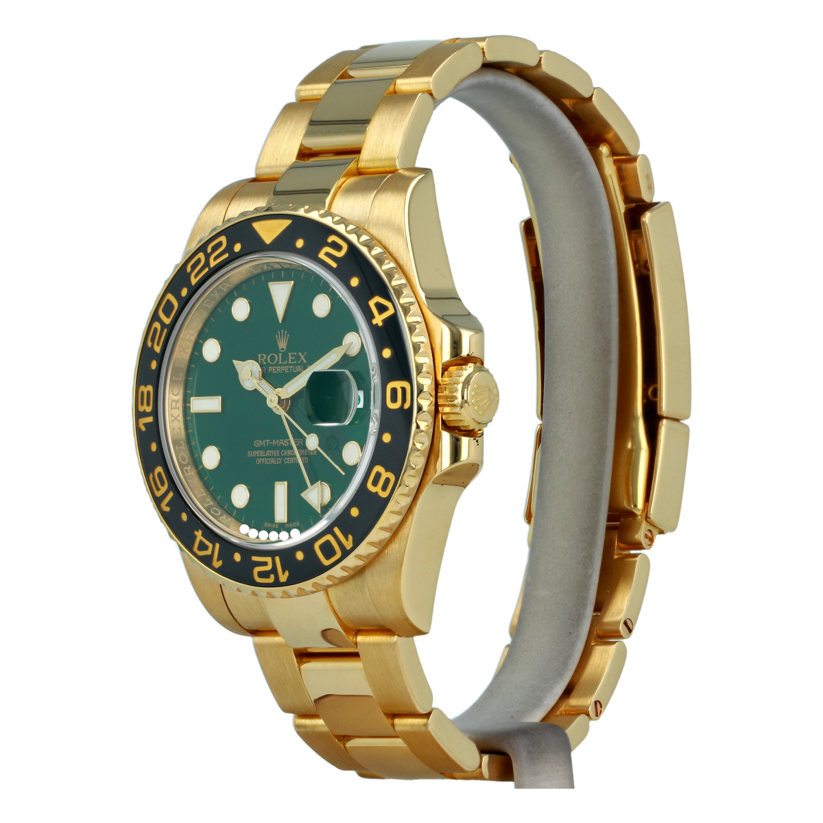 Rolex GMT II Yellow Gold 116718LN Men's Luxury Watch